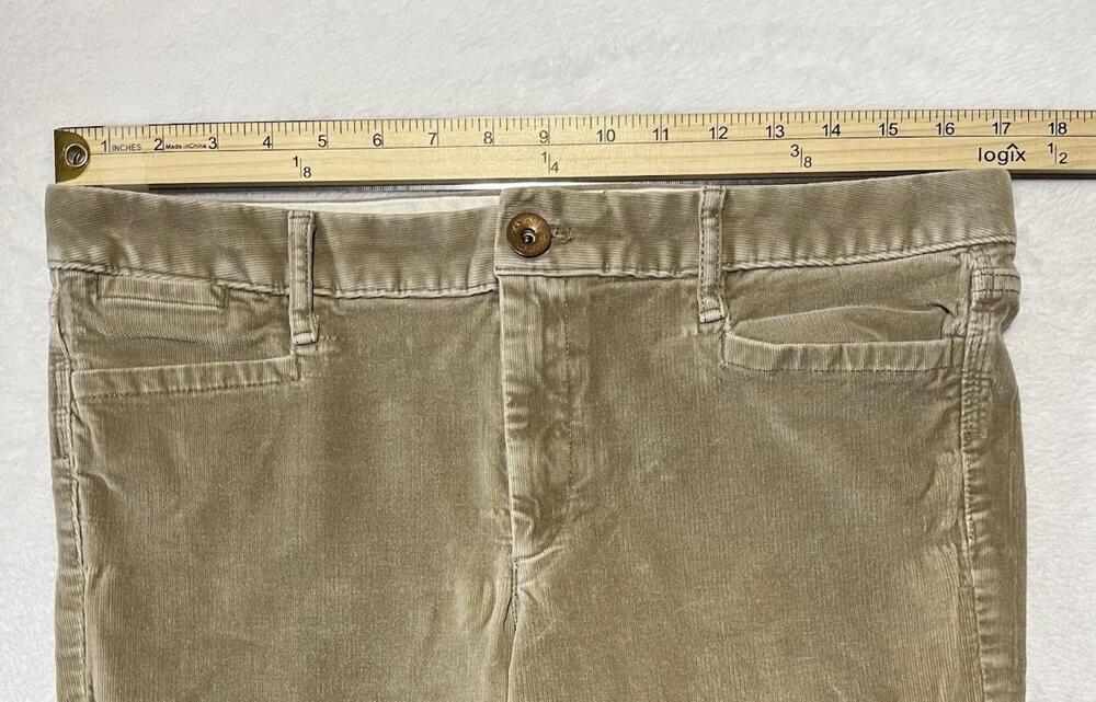 Banana Republic Pants Womens 30 Beige Corduroy Chino Straight Stretch Pockets - Picture 4 of 7
